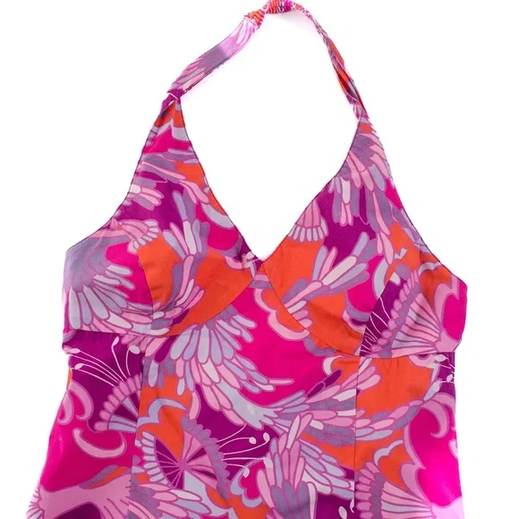 The Limited Stretch Halter Mod Pink Dress size 8 - Picture 2 of 9